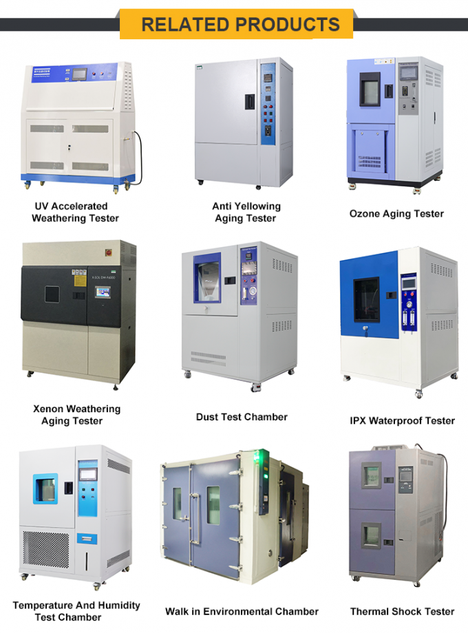 Benchtop ห้องทดสอบสภาพภูมิอากาศประดิษฐ์สำหรับความชื้นอุณหภูมิ 4