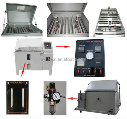 IP56 Protected Salt Spray Test Chamber with 108L/270L/600L/1440L Capacity and 1.0~2.0ml/80cm2/h Spray Quantity