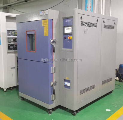 LIYI ตู้ทดสอบการเปลี่ยนแปลงอุณหภูมิอย่างรวดเร็วแบบ Thermal Shock ขนาด 80L